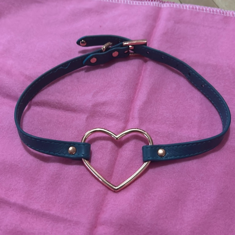 Handmade Leather chocker from boutique in San Diego